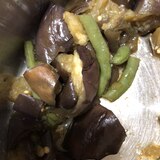 ナスとインゲンの煮物